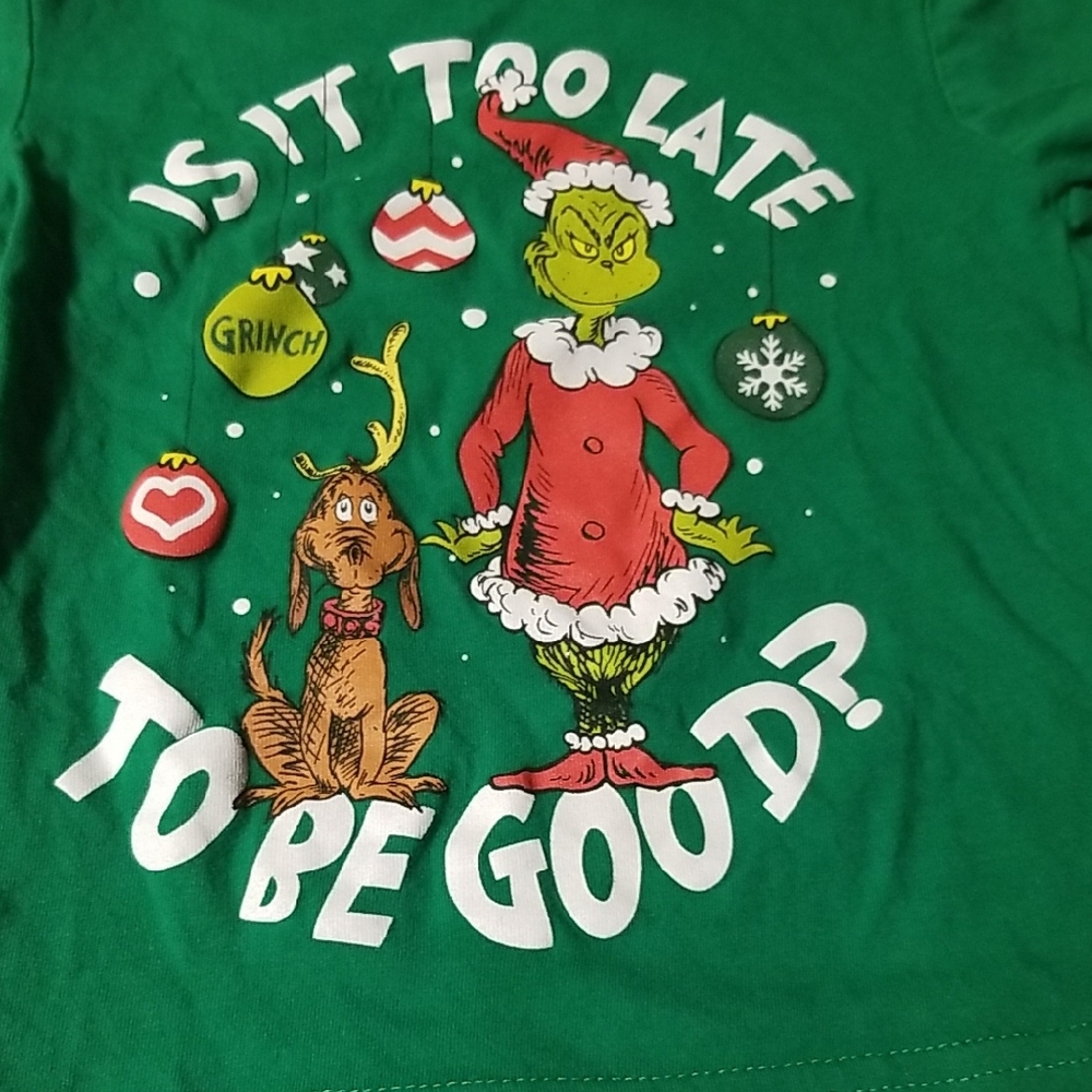 The Grinch Christmas T-Shirt Kids Size 2T